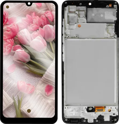 PANTALLA COMPLETA S A32 4G CON MARCO NEGRO INCELL