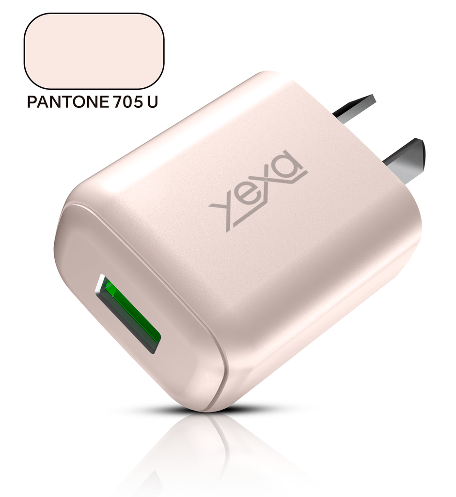 CARGADOR 220V MODY-00B9 4.8A - RUSH - 1USB - YEXA - ROSA