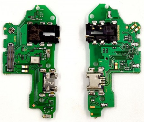 PLACA DE CONECTOR DE CARGA MICRO USB CON MICRÓFONO Y JACK DE AUDIO H P SMART 2019 / HONOR 10LITE / P SMART 2020 HIGH COPY