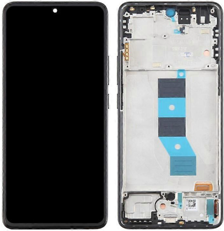 [10212] PANTALLA COMPLETA X REDMI NOTE 14 CON MARCO NEGRO INCELL