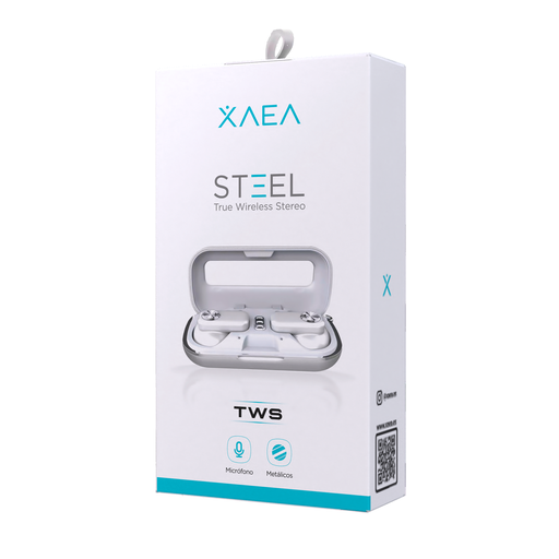 [MLEX0410201] AURICULAR TWS STEEL X-102 XAEA BLANCO