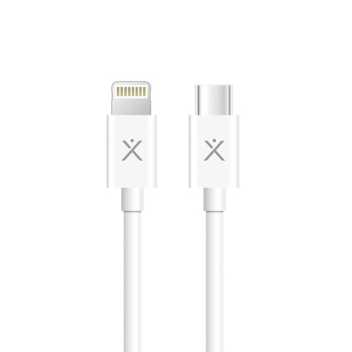 [CABX06B0123] CABLE USB MODX-B01 SPIN TIPO C A LIGHTNING - XAEA - BLANCO
