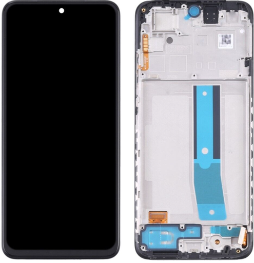 [9754] PANTALLA COMPLETA X REDMI NOTE 11 4G / NOTE 11S / POCO M4 / NOTE 12S CON MARCO OLED - NEGRO